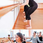 Barre3 draws from yoga, ballet and pilates. Photo by Trask Bedortha. Below: Eugene Barre3 owner Jessica Neely, leading a workout, will be adding classes to the schedule in may. Photo by Todd Cooper.
