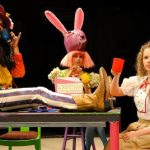 Sunil Homes, Mara Tandowsky and Lily Anne Smith in Alice’s Adventures in Wonderland