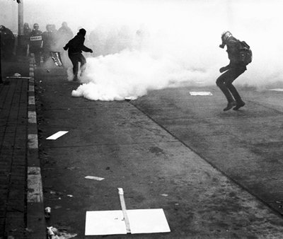 WTO riots in Seattle. Photo: J. Narrin.