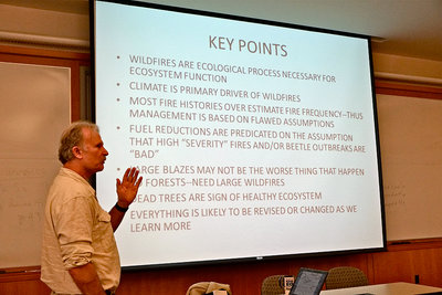 George Wuerthner speaks at the Public Interest Enviromental Law Conference in 2013.