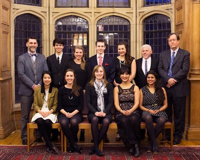 UO students accompanied by Hugo Slim and Cheyney Ryan at Oxford. Photo Credit: Carolina Reese