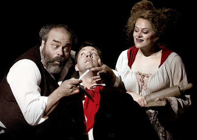Sweeney Todd opens Friday, March 13, at the Hult