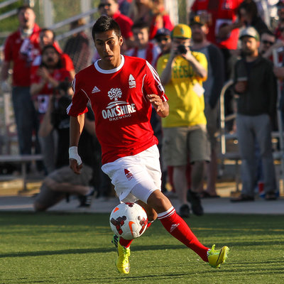 Lane United’s Rolando Velazquez in May 2014. Photo: John D. Sperry.