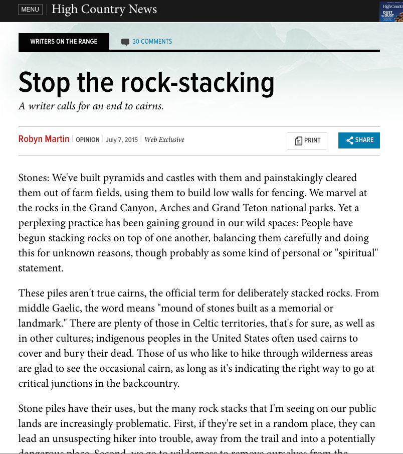 Stop The Rock Stacking