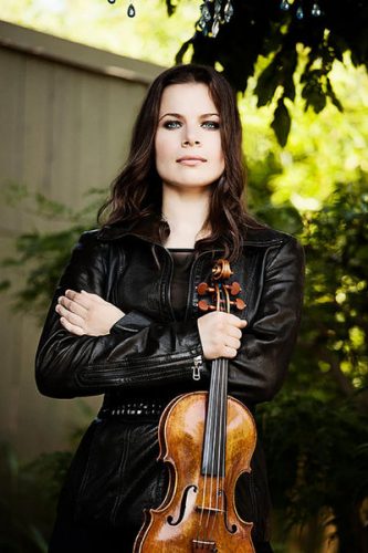 Bulgarian fiddler Bella Hristova. Photo by Lisa-Marie Mazzucco