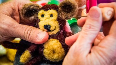 Leslie Seese’s needle felting class is Dec. 5 at Springfield’s Dorris Ranch