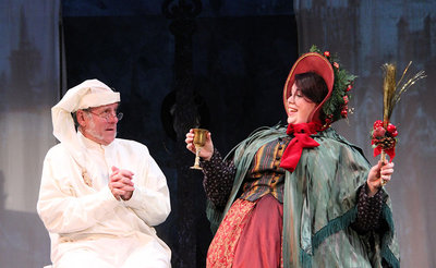 Robert Hirsh and Brittany Dorris in OCT’s A Christmas Carol