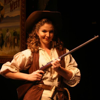 Stephanie Philo Newman in Cottage Theatre’s production of Annie Get Your Gun