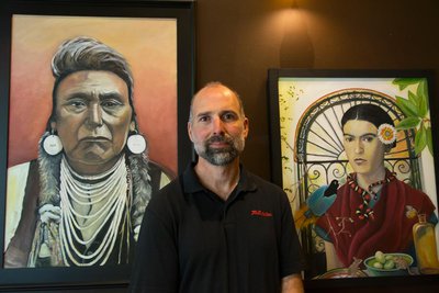 'Chief Joseph’ and ‘Frida Kahlo' portraits