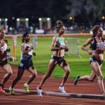 Alexi Pappas (second from right) in Tracktown