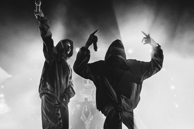 Die Antwoord playing the Cuthbert in 2015