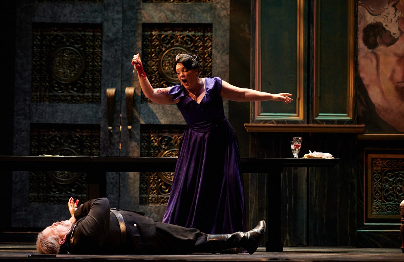Rehearsal Photo from the Tosca that Never Opened.