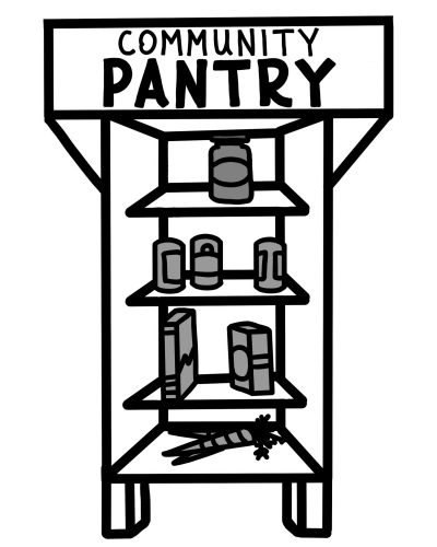 Community Pantry Illustration by Sarah Decker