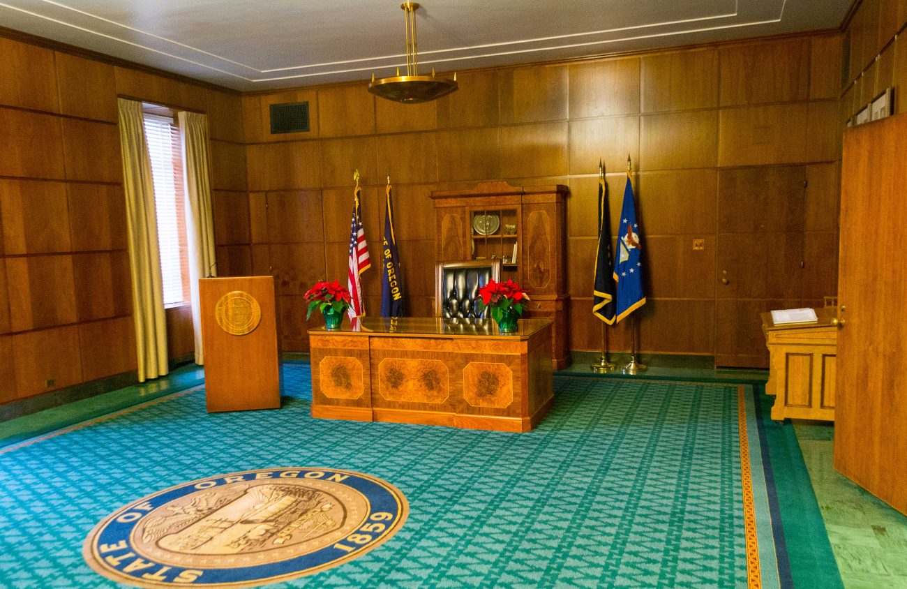 The Oregon Oregon governor's office in 2012