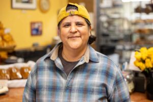Maria Martin, owner of Metropol Bakery. Photo by Eve Weston.