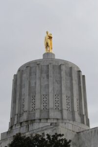 view of the oregon state capitol